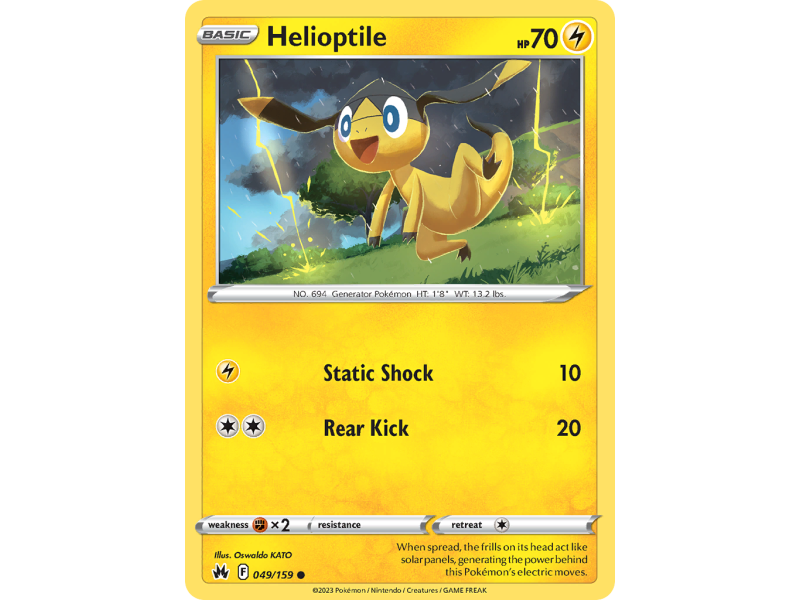 Helioptile (Reverse Holo)