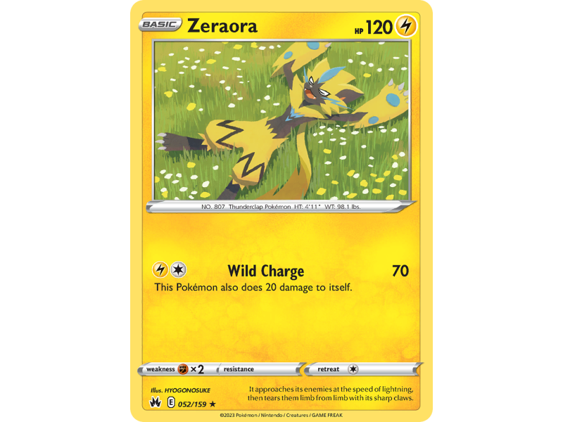 Zeraora (Reverse Holo)