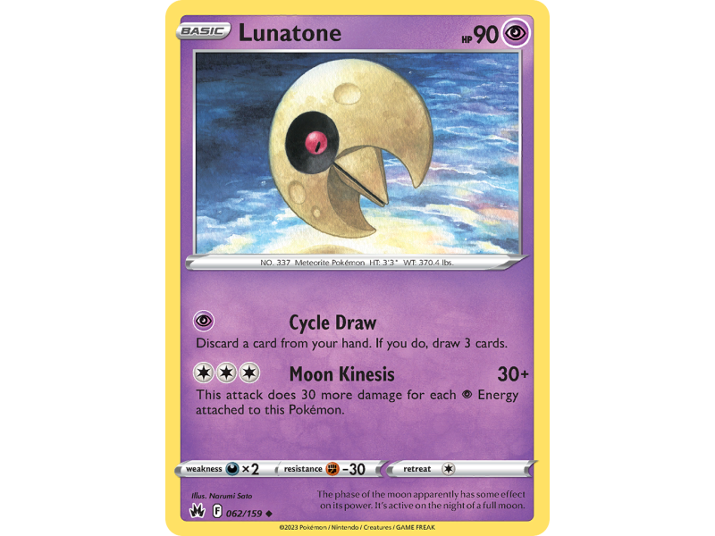 Lunatone (Reverse Holo)