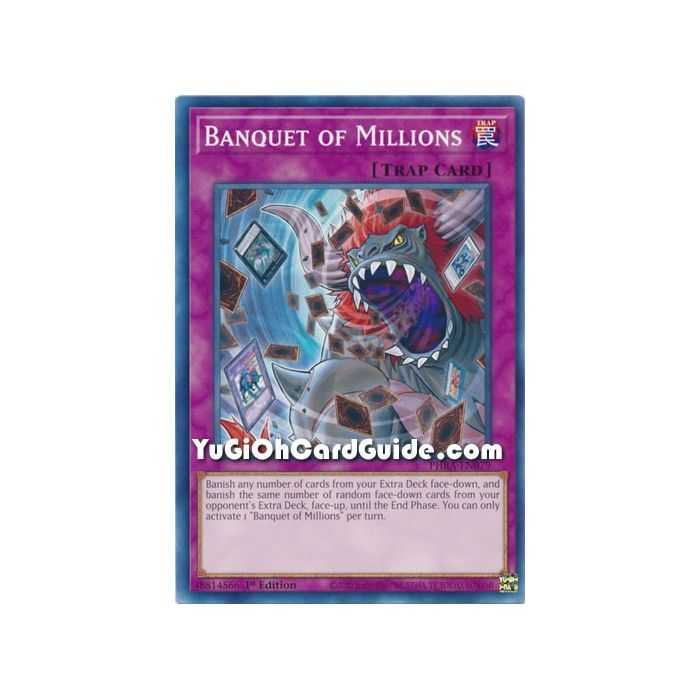 Banquet of Millions (Common) – Phantom Rage | Carta YUGIOH en México