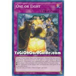 One or Eight (Common) – Phantom Rage | Carta YUGIOH en México
