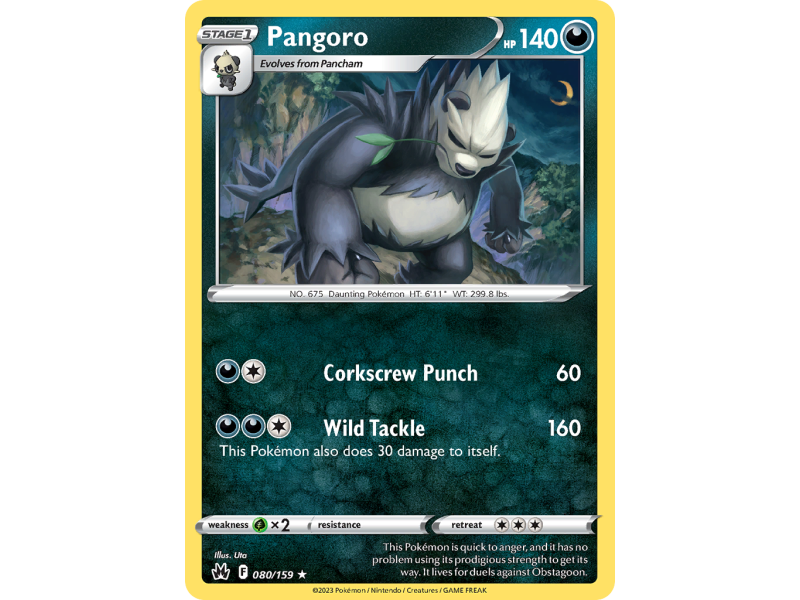 Pangoro (Reverse Holo)