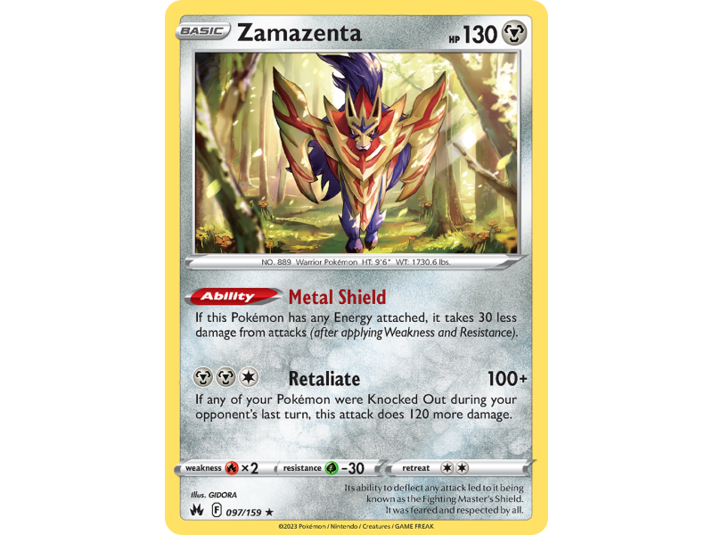 Zamazenta (Reverse Holo)