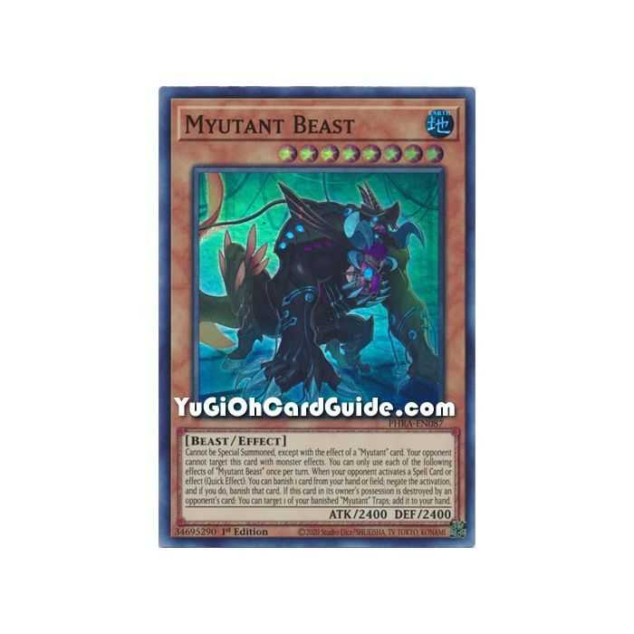 Myutant Beast (Super Rare) – Phantom Rage | Carta YUGIOH en México