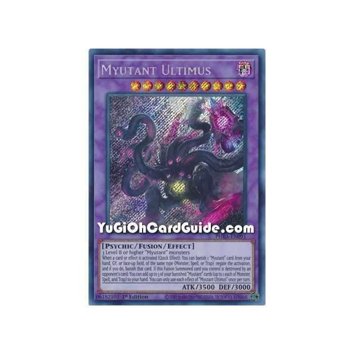Myutant Ultimus (Secret Rare) – Phantom Rage | Carta YUGIOH en México