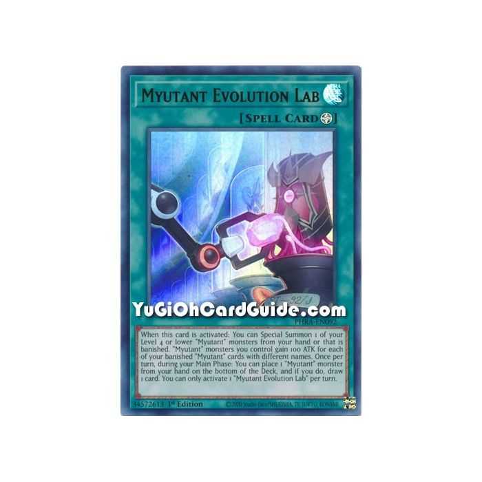 Myutant Evolution Lab (Ultra Rare) – Phantom Rage | Carta YUGIOH en México