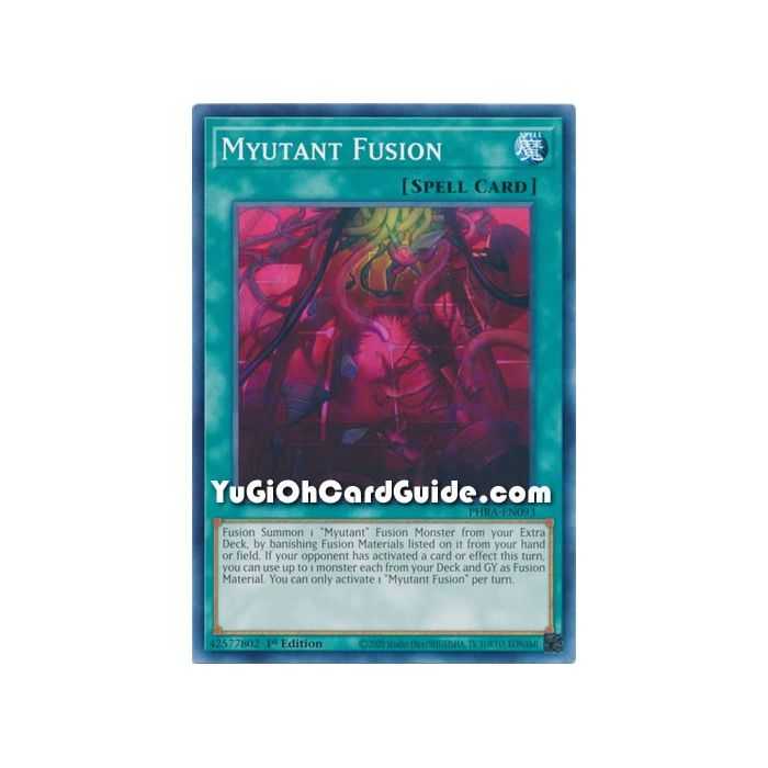 Myutant Fusion (Common) – Phantom Rage | Carta YUGIOH en México