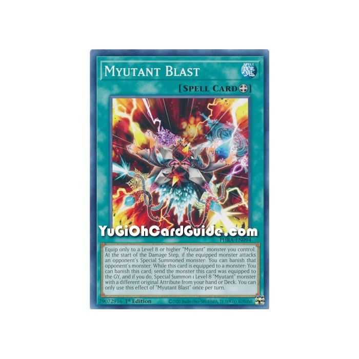 Myutant Blast (Common) – Phantom Rage | Carta YUGIOH en México