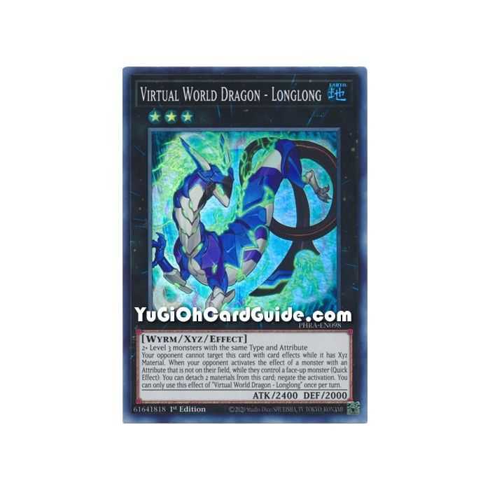 Virtual World Dragon - Longlong (Super Rare) – Phantom Rage | Carta YUGIOH en México