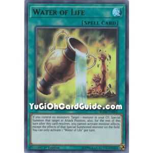 Water of Life (Ultra Rare) – Battles of Legend: Hero's Revenge | Carta YUGIOH en México