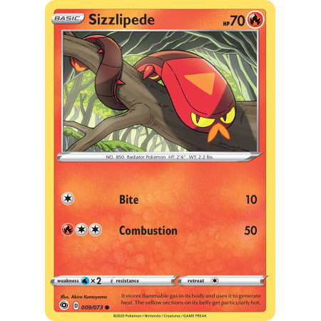 Sizzlipede (Reverse Holo)