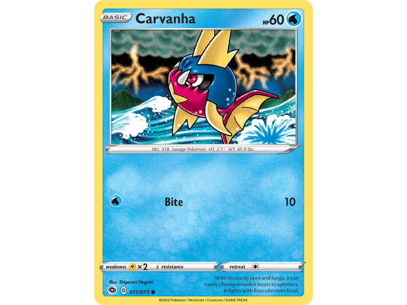 Carvanha (Reverse Holo)