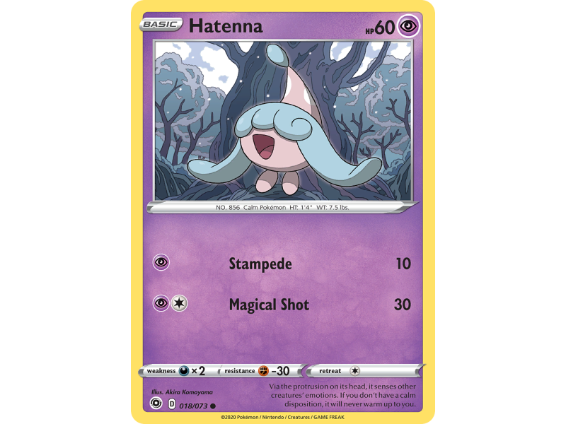 Hatenna (Reverse Holo)