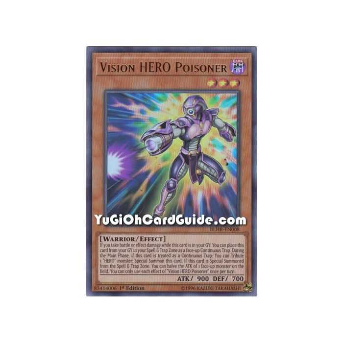 Vision HERO Poisoner (Ultra Rare) – Battles of Legend: Hero's Revenge | Carta YUGIOH en México