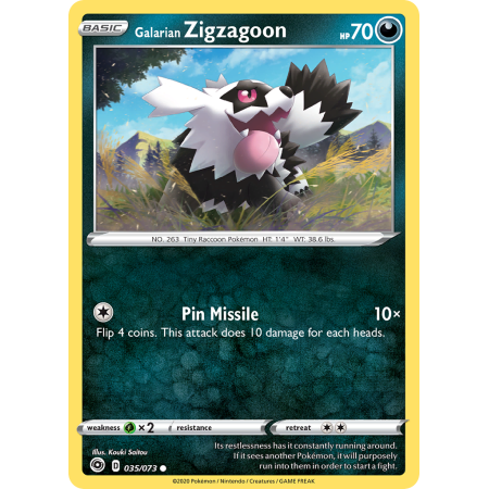 Galarian Zigzagoon (Reverse Holo)