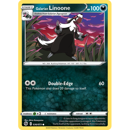 Galarian Linoone (Reverse Holo)