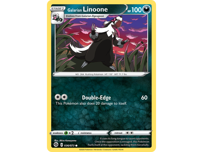 Galarian Linoone (Reverse Holo)