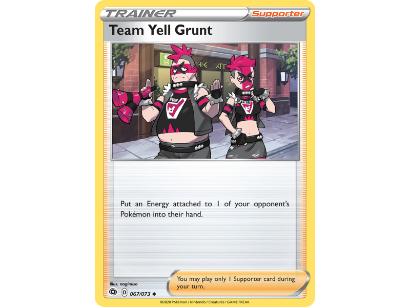 Team Yell Grunt (Reverse Holo)