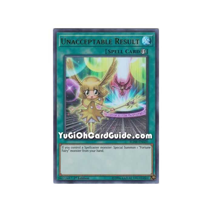 Unacceptable Result (Ultra Rare) – Battles of Legend: Hero's Revenge | Carta YUGIOH en México