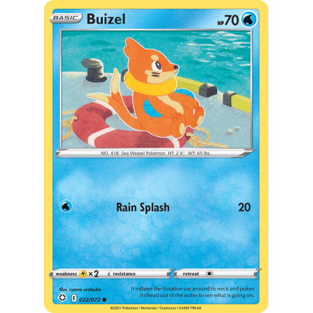 Buizel (Reverse Holo)
