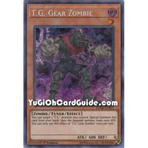 T.G. Gear Zombie (Secret Rare) – Battles of Legend: Hero's Revenge | Carta YUGIOH en México