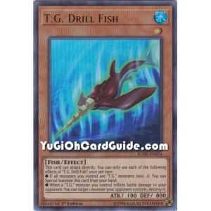 T.G. Drill Fish (Ultra Rare) – Battles of Legend: Hero's Revenge | Carta YUGIOH en México