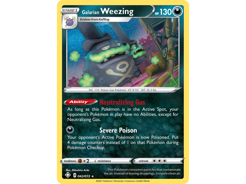 Galarian Weezing (Holo)