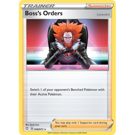 Boss's Orders (Reverse Holo)