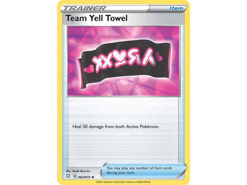 Team Yell Towel (Reverse Holo)