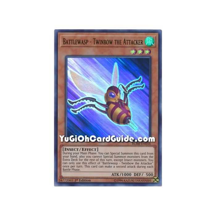 Battlewasp - Twinbow the Attacker (Ultra Rare) – Battles of Legend: Hero's Revenge | Carta YUGIOH en México