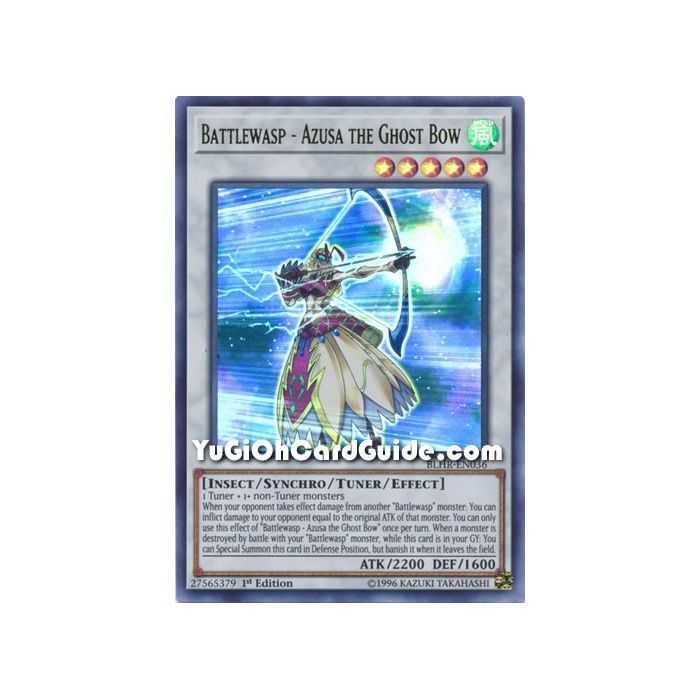 Battlewasp - Azusa the Ghost Bow (Ultra Rare) – Battles of Legend: Hero's Revenge | Carta YUGIOH en México