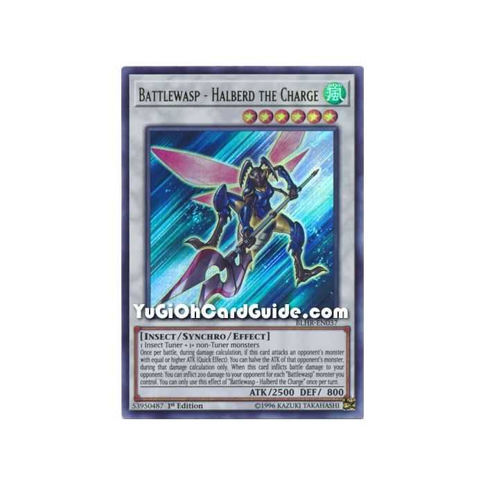 Battlewasp - Halberd the Charge (Ultra Rare) – Battles of Legend: Hero's Revenge | Carta YUGIOH en México