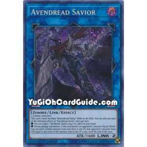 Avendread Savior (Secret Rare) – Battles of Legend: Hero's Revenge | Carta YUGIOH en México