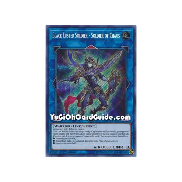 Black Luster Soldier - Soldier of Chaos (Secret Rare) – Battles of Legend: Hero's Revenge | Carta YUGIOH en México