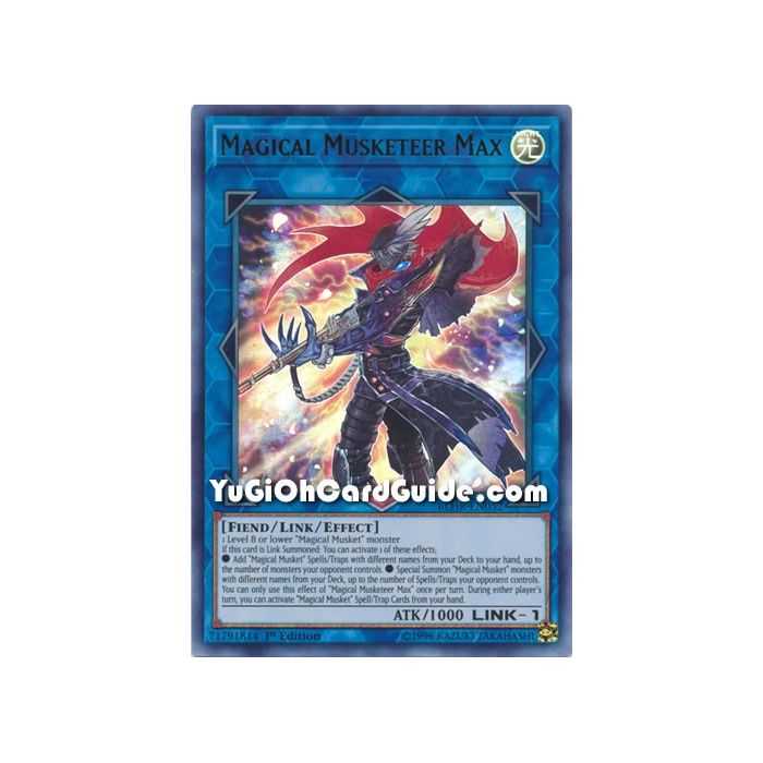 Magical Musketeer Max (Ultra Rare) – Battles of Legend: Hero's Revenge | Carta YUGIOH en México