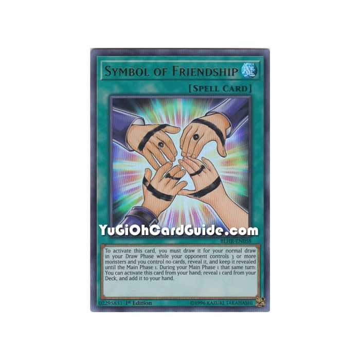 Symbol of Friendship (Ultra Rare) – Battles of Legend: Hero's Revenge | Carta YUGIOH en México