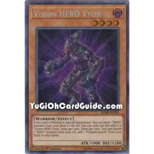 Vision HERO Vyon (Secret Rare) – Battles of Legend: Hero's Revenge | Carta YUGIOH en México