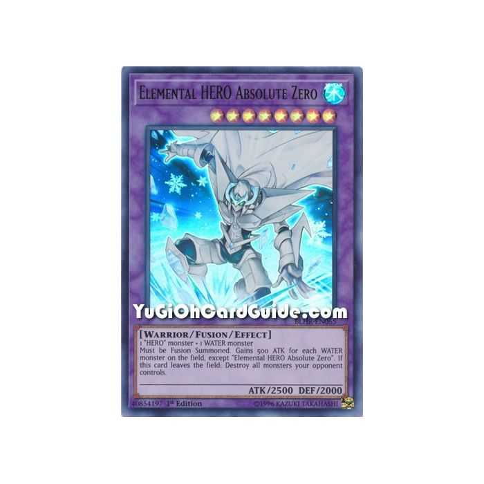 Elemental HERO Absolute Zero (Ultra Rare) – Battles of Legend: Hero's Revenge | Carta YUGIOH en México