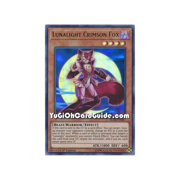Lunalight Crimson Fox – Battles of Legend: Hero's Revenge | Carta YUGIOH en México