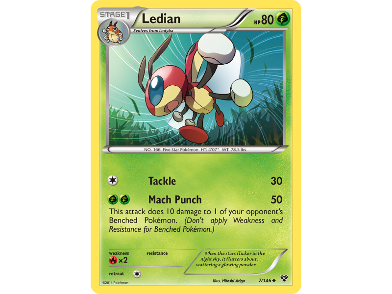 Ledian (Reverse Holo)