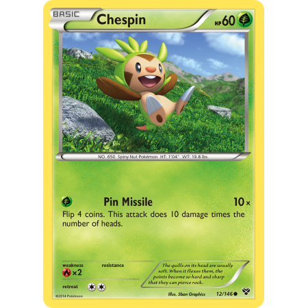Chespin (Reverse Holo)