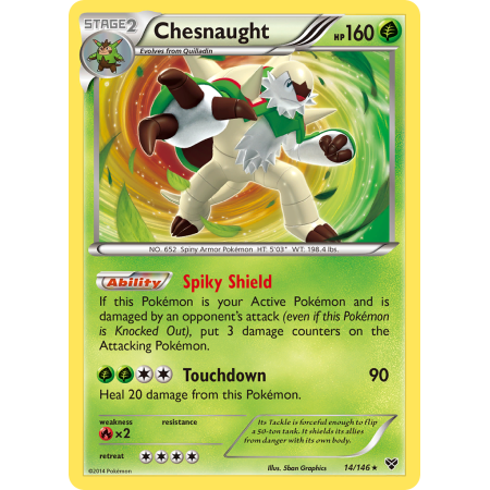 Chesnaught (Reverse Holo)