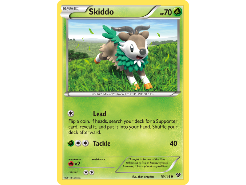 Skiddo (Reverse Holo)