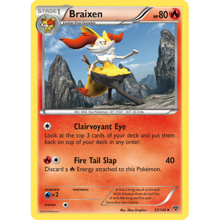Braixen (Reverse Holo)