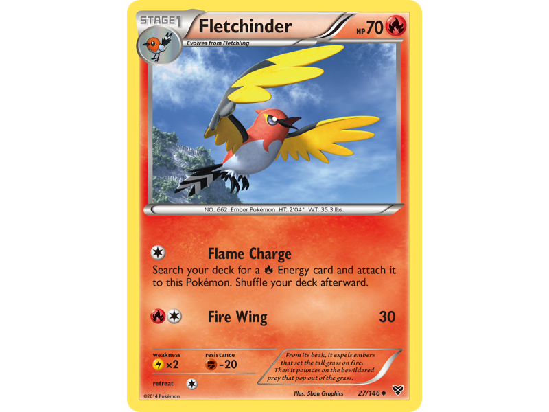 Fletchinder (Reverse Holo)