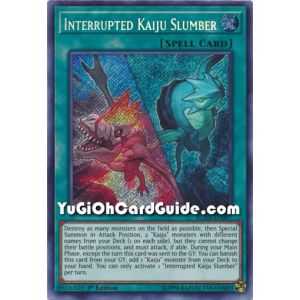Interrupted Kaiju Slumber (Secret Rare) – Battles of Legend: Hero's Revenge | Carta YUGIOH en México