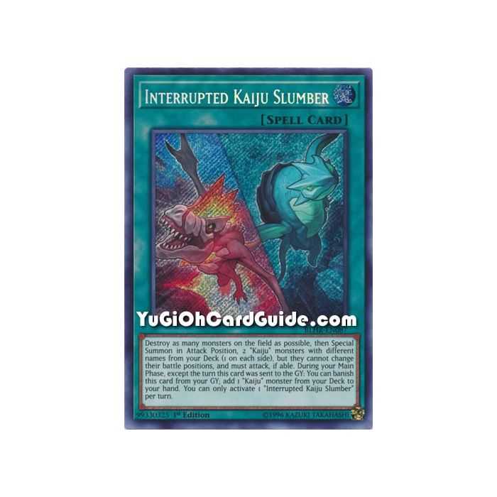 Interrupted Kaiju Slumber (Secret Rare) – Battles of Legend: Hero's Revenge | Carta YUGIOH en México