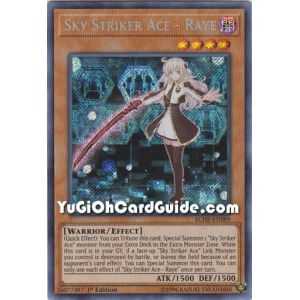 Sky Striker Ace - Raye  (Secret Rare) – Battles of Legend: Hero's Revenge | Carta YUGIOH en México