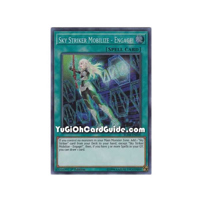Sky Striker Mobilize - Engage! (Secret Rare) – Battles of Legend: Hero's Revenge | Carta YUGIOH en México