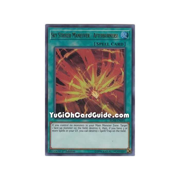 Sky Striker Maneuver - Afterburners! (Ultra Rare) – Battles of Legend: Hero's Revenge | Carta YUGIOH en México